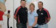 2011 Indoor World Cup - PAHF Umpires John Hrytsak, Wendy Stewart and Gus Soteriades