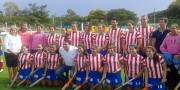 Paraguay national team with President Federico Franco