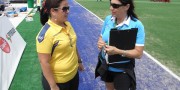 Johana Moran Jefe de Equipo de Ecuador junto Laura Macchiotti PAHF