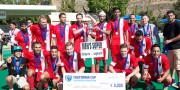 El equipo de San Jose Khalsa con su premio de $5000 en la Cal Cup 2014