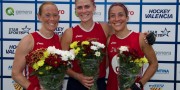 Lauren Crandall, Katelyn Falgowski and Melissa Gonzalez (USA)