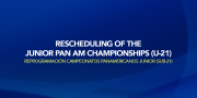 Rescheduling of Junior Pan American Championships (U-21)