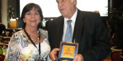 Antonio von Ondarza, with his wife Maria Elena Celedon, accepting the Award