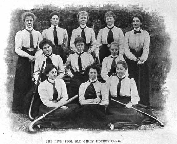 Liverpool Old Girls' Hockey Club, circa 1900