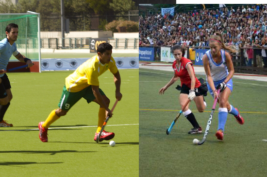 Stephane Vehrle-Smith (Brazil) and Florencia Norbis (Uruguay)