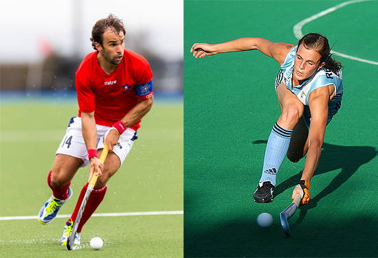 Raimundo Valenzuela (Chile) and Carla Rebecchi (Argentina)