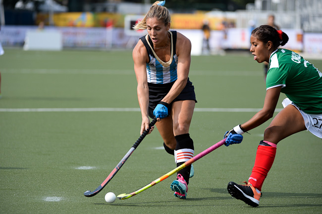 Macarena Rodriguez (ARG), oldest player in the competition