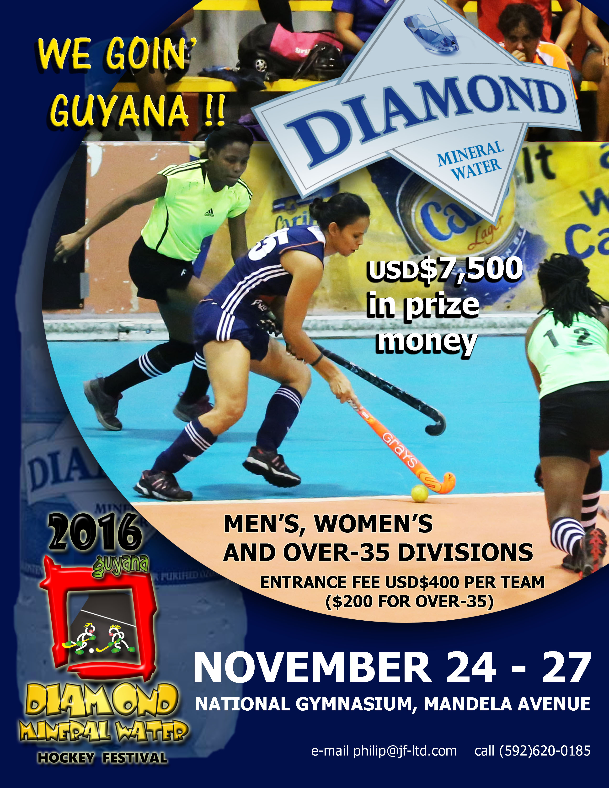 12th annual Diamond Mineral Water Hockey Festival in Guyana