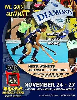 12th annual Diamond Mineral Water Hockey Festival in Guyana