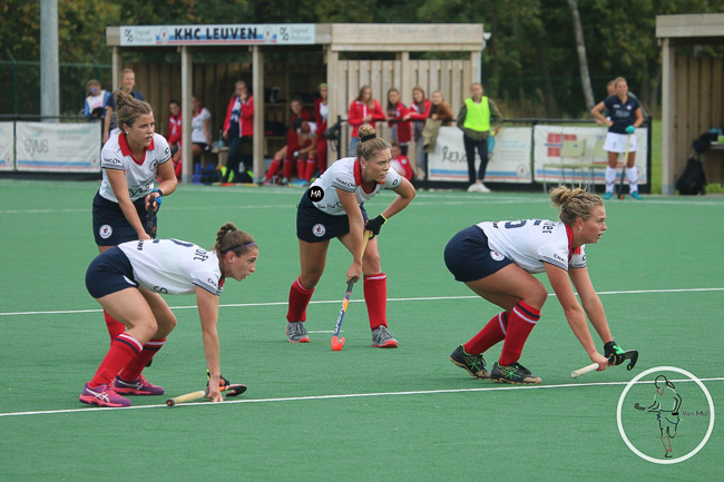 Donohoe, Woodcroft, Stairs and Norlander (Canada) playing for Leuven, Belgium