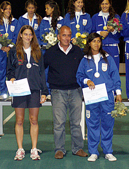 Goleadores: Daniela Caram (Chile) & Gabriela Aguirre (Argentina)