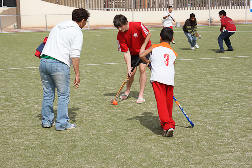 Canada donates hockey gear at Hermosillo